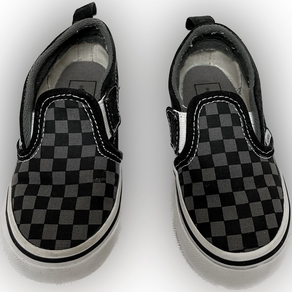 VANS TODDLER CHECKERBOARD SLIP-ON V SHOE